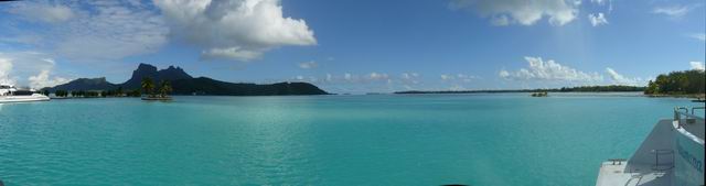 Bora Bora desde el aeropuerto Bora Bora desde el aeropuerto